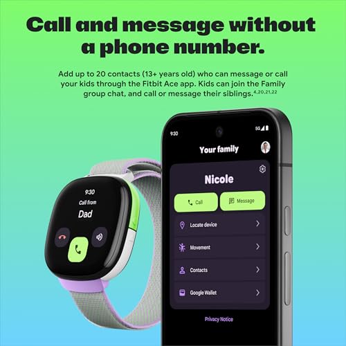 Fitbit Ace LTE Smartwatch for Kids - GPS & Games - Age 6-12 - 4