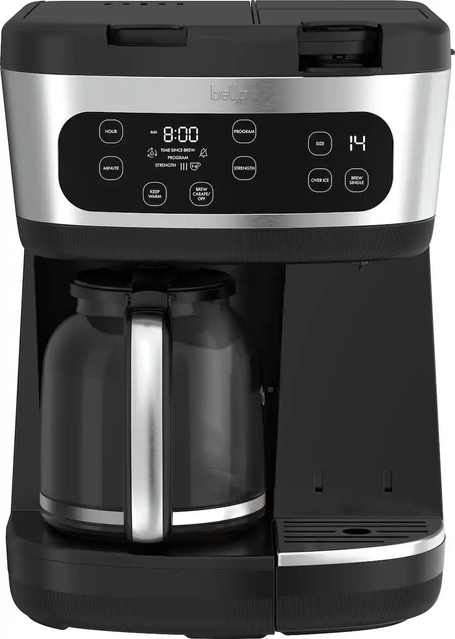 bella PRO MultiBrew 12-Cup Drip & Single-Serve Coffee Maker Stainless Steel (SKU 6615226) - 2