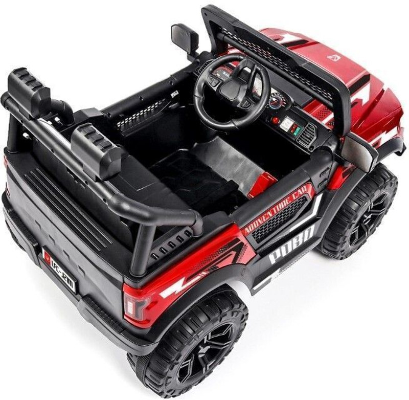 POBO JEEP 4 Motors 4x4 (1-8Yrs), Remote control, USB player. Jeep Battery Operated Ride On - 3