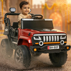POBO JEEP 4 Motors 4x4 (1-8Yrs), Remote control, USB player. Jeep Battery Operated Ride On - 4